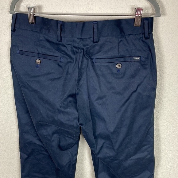 NWT Alton Lane Brushed Motion Performance Chino Trouser Pant Navy Blue Sz 32 - Picture 6 of 15